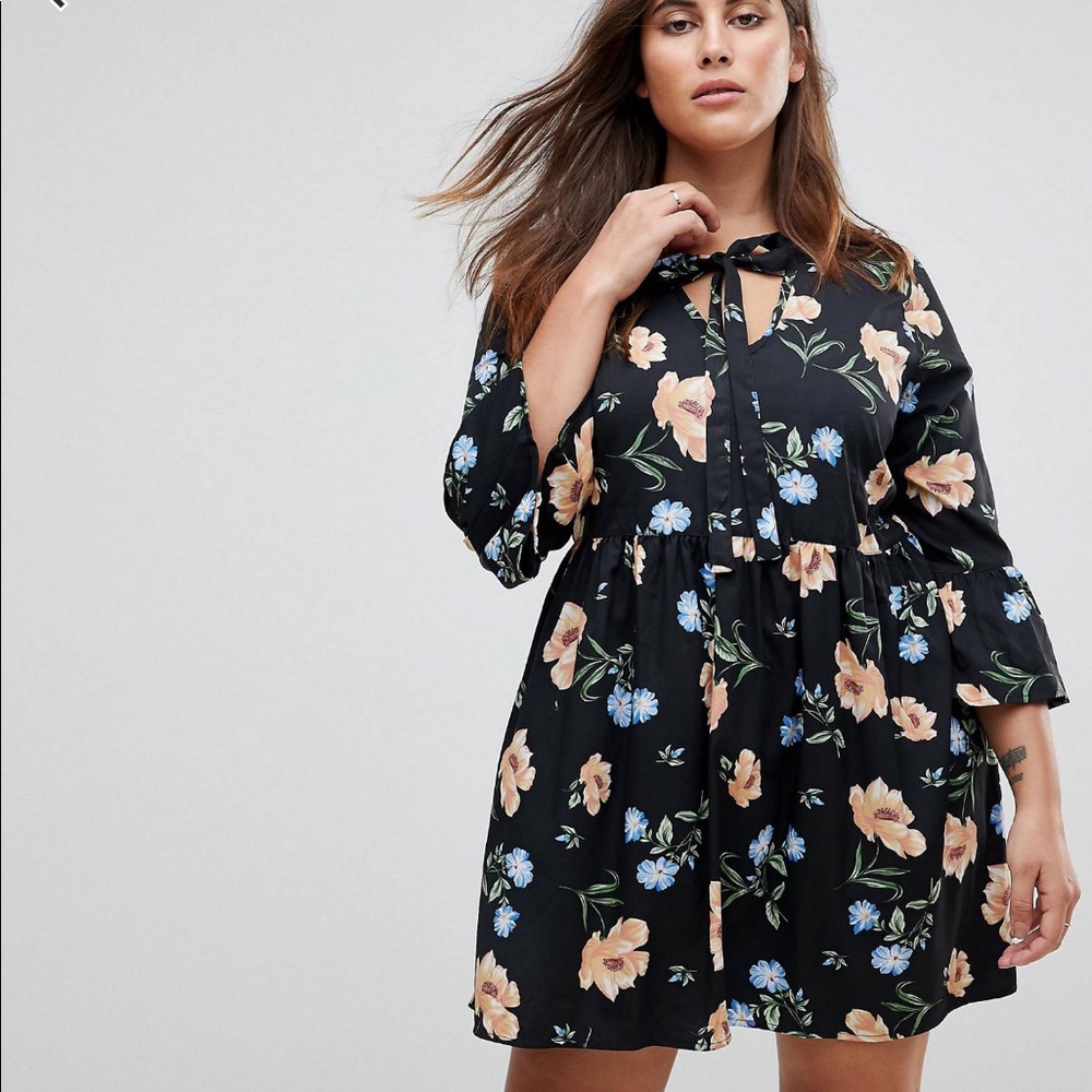 Black Floral Dress